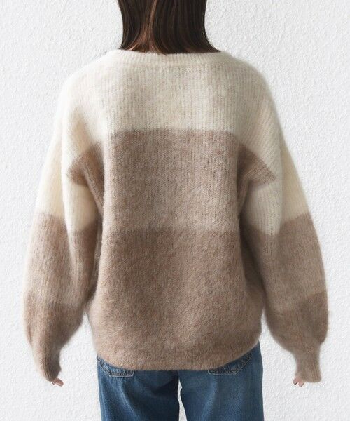 SHIPS / シップス ニット・セーター | 【WEB限定】〈手洗い可能〉モヘヤ混 グラデーション ニット プルオーバー | 詳細26