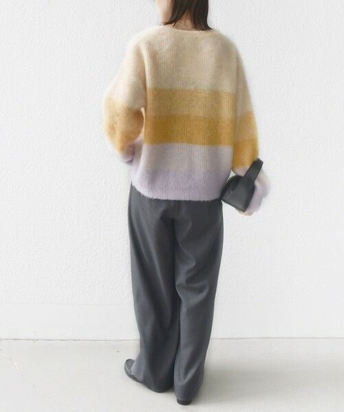 SHIPS / シップス ニット・セーター | 【WEB限定】〈手洗い可能〉モヘヤ混 グラデーション ニット プルオーバー | 詳細30