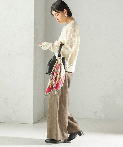 SHIPS / シップス カーディガン・ボレロ | カシミヤ 細 ケーブル クルーネック カーディガン | 詳細2