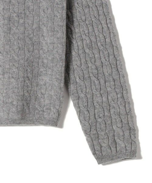 SHIPS / シップス カーディガン・ボレロ | カシミヤ 細 ケーブル クルーネック カーディガン | 詳細25