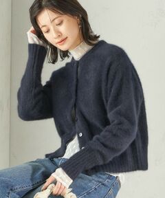 SHIPS / シップス カーディガン・ボレロ | 【一部WEB限定】〈手洗い可能〉フォックス クルーネック ニット カーディガン