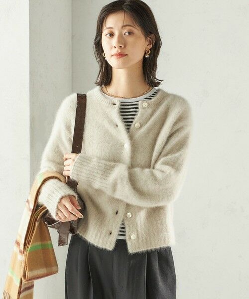 SHIPS / シップス カーディガン・ボレロ | 【一部WEB限定】〈手洗い可能〉フォックス クルーネック ニット カーディガン | 詳細18