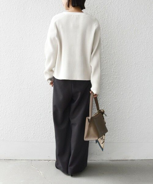 SHIPS / シップス カーディガン・ボレロ | 〈手洗い可能〉モール リブ クルーネック カーディガン | 詳細11