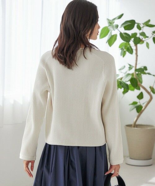 SHIPS / シップス カーディガン・ボレロ | 〈手洗い可能〉モール リブ クルーネック カーディガン | 詳細6