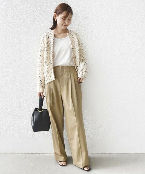 SHIPS / シップス カーディガン・ボレロ | 【WEB限定】〈手洗い可能〉ネップヤーン ケーブル ニット カーディガン | 詳細1