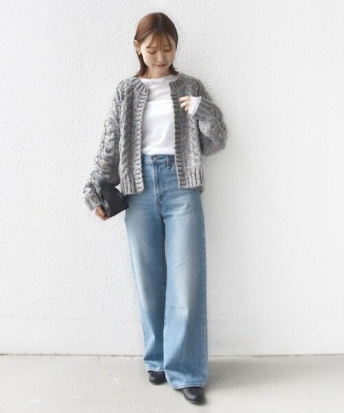 SHIPS / シップス カーディガン・ボレロ | 【WEB限定】〈手洗い可能〉ネップヤーン ケーブル ニット カーディガン | 詳細22