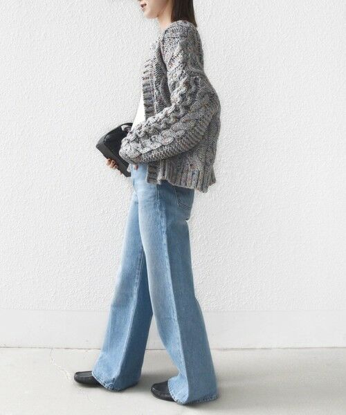 SHIPS / シップス カーディガン・ボレロ | 【WEB限定】〈手洗い可能〉ネップヤーン ケーブル ニット カーディガン | 詳細23
