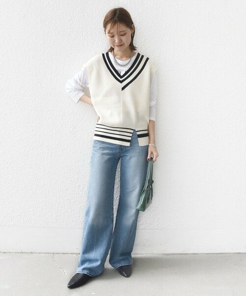 SHIPS / シップス ベスト | 【WEB限定】〈手洗い可能〉チルデン ニット ベスト | 詳細1