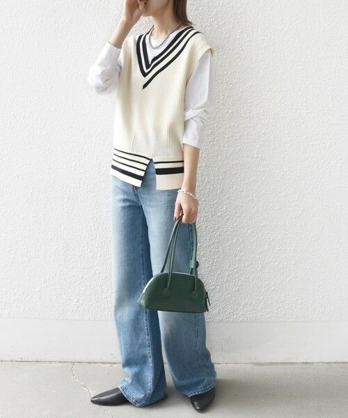 SHIPS / シップス ベスト | 【WEB限定】〈手洗い可能〉チルデン ニット ベスト | 詳細2