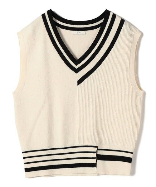 SHIPS / シップス ベスト | 【WEB限定】〈手洗い可能〉チルデン ニット ベスト | 詳細10