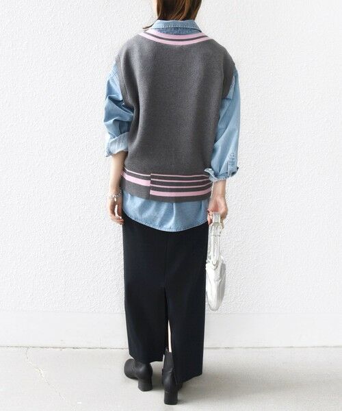 SHIPS / シップス ベスト | 【WEB限定】〈手洗い可能〉チルデン ニット ベスト | 詳細18