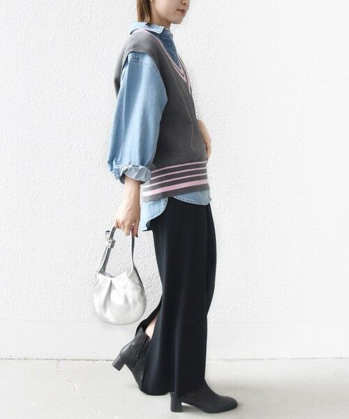 SHIPS / シップス ベスト | 【WEB限定】〈手洗い可能〉チルデン ニット ベスト | 詳細19