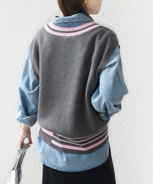 SHIPS / シップス ベスト | 【WEB限定】〈手洗い可能〉チルデン ニット ベスト | 詳細21