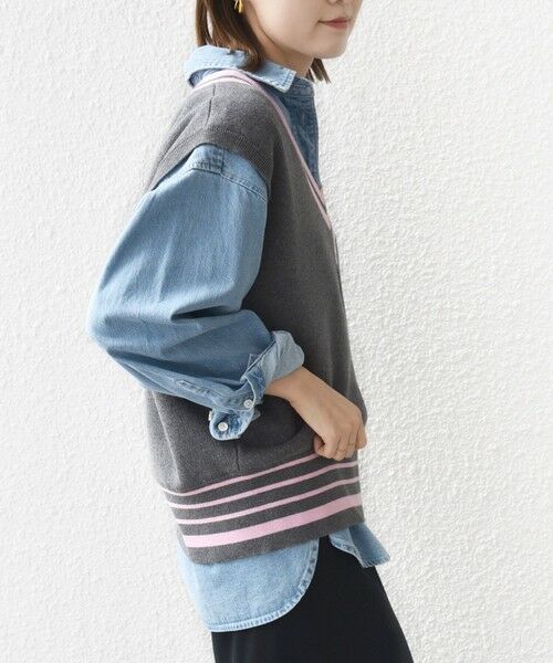 SHIPS / シップス ベスト | 【WEB限定】〈手洗い可能〉チルデン ニット ベスト | 詳細22