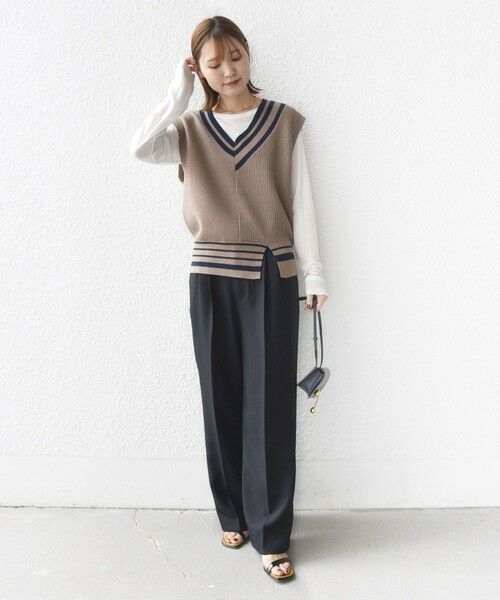 SHIPS / シップス ベスト | 【WEB限定】〈手洗い可能〉チルデン ニット ベスト | 詳細26