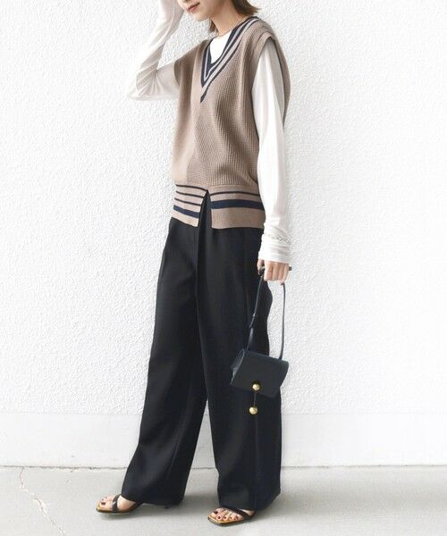 SHIPS / シップス ベスト | 【WEB限定】〈手洗い可能〉チルデン ニット ベスト | 詳細28