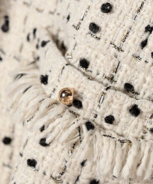 SHIPS / シップス ノーカラージャケット | 【SHIPS別注】troisiemeCHACO: ツイード ジャケット（セレモニー対応可） | 詳細11