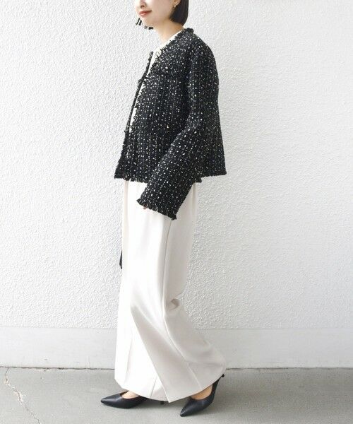 SHIPS / シップス ノーカラージャケット | 【SHIPS別注】troisiemeCHACO: ツイード ジャケット（セレモニー対応可） | 詳細17