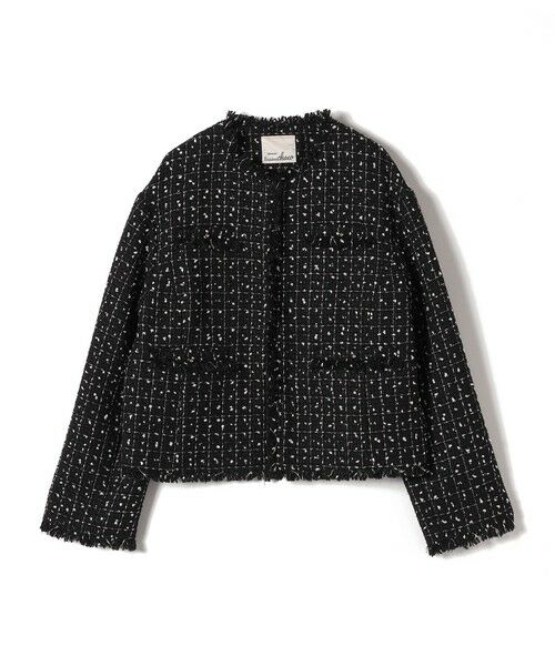 SHIPS / シップス ノーカラージャケット | 【SHIPS別注】troisiemeCHACO: ツイード ジャケット（セレモニー対応可） | 詳細25