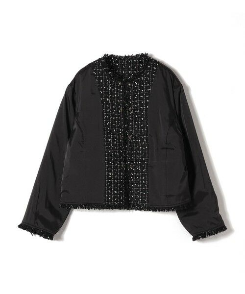 SHIPS / シップス ノーカラージャケット | 【SHIPS別注】troisiemeCHACO: ツイード ジャケット（セレモニー対応可） | 詳細27