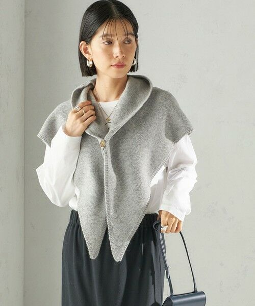 SHIPS / シップス マフラー・ショール・スヌード・ストール | マルチウェイ 三角 ストール | 詳細3