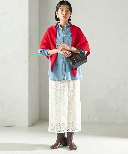 SHIPS / シップス マフラー・ショール・スヌード・ストール | マルチウェイ 三角 ストール | 詳細20