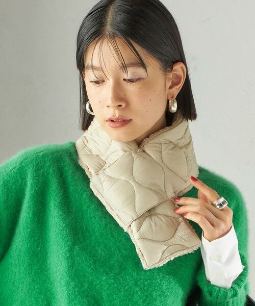 SHIPS / シップス マフラー・ショール・スヌード・ストール | 【SHIPS別注】TAION:〈手洗い可能〉細幅 リバー ダウン マフラー | 詳細2