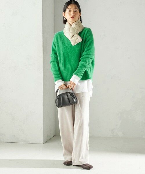 SHIPS / シップス マフラー・ショール・スヌード・ストール | 【SHIPS別注】TAION:〈手洗い可能〉細幅 リバー ダウン マフラー | 詳細3