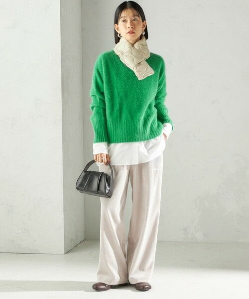 SHIPS / シップス マフラー・ショール・スヌード・ストール | 【SHIPS別注】TAION:〈手洗い可能〉細幅 リバー ダウン マフラー | 詳細4