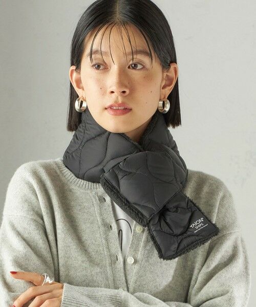 SHIPS / シップス マフラー・ショール・スヌード・ストール | 【SHIPS別注】TAION:〈手洗い可能〉細幅 リバー ダウン マフラー | 詳細9