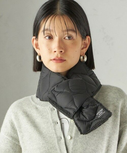 SHIPS / シップス マフラー・ショール・スヌード・ストール | 【SHIPS別注】TAION:〈手洗い可能〉細幅 リバー ダウン マフラー | 詳細10