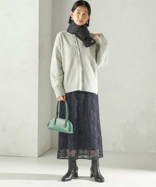 SHIPS / シップス マフラー・ショール・スヌード・ストール | 【SHIPS別注】TAION:〈手洗い可能〉細幅 リバー ダウン マフラー | 詳細12