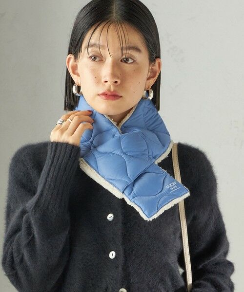 SHIPS / シップス マフラー・ショール・スヌード・ストール | 【SHIPS別注】TAION:〈手洗い可能〉細幅 リバー ダウン マフラー | 詳細21