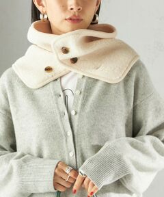 SHIPS / シップス マフラー・ショール・スヌード・ストール | 〈手洗い可能〉ボア フリース リバーシブル ネックウォーマー