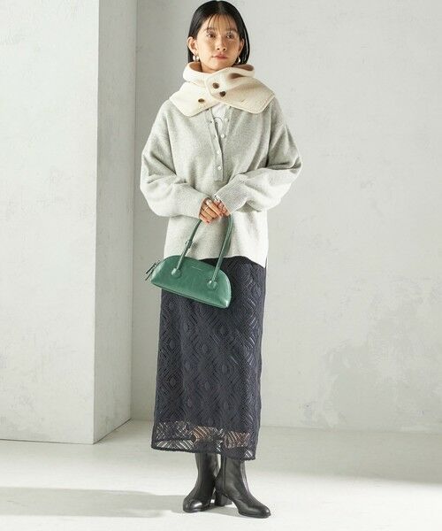 SHIPS / シップス マフラー・ショール・スヌード・ストール | 〈手洗い可能〉ボア フリース リバーシブル ネックウォーマー | 詳細5