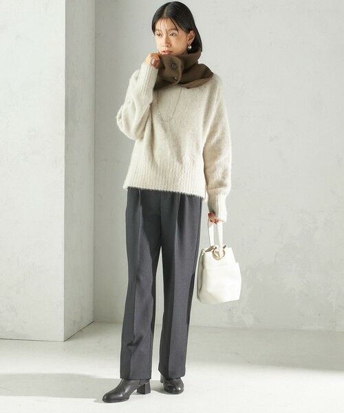 SHIPS / シップス マフラー・ショール・スヌード・ストール | 〈手洗い可能〉ボア フリース リバーシブル ネックウォーマー | 詳細14