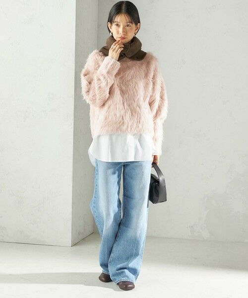 SHIPS / シップス マフラー・ショール・スヌード・ストール | 〈手洗い可能〉ボア フリース リバーシブル ネックウォーマー | 詳細16