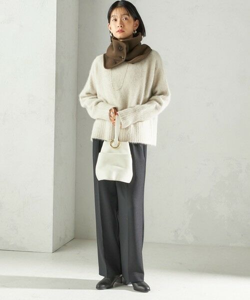 SHIPS / シップス マフラー・ショール・スヌード・ストール | 〈手洗い可能〉ボア フリース リバーシブル ネックウォーマー | 詳細13