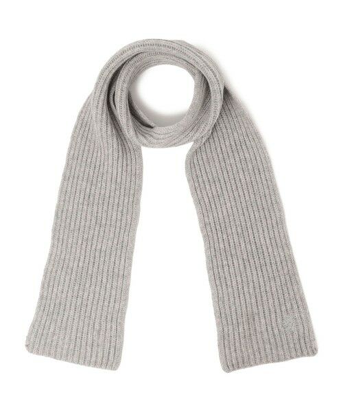 SHIPS / シップス マフラー・ショール・スヌード・ストール | 細幅 刺繍 ニット マフラー | 詳細13