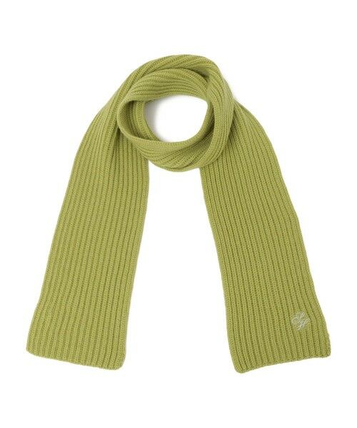 SHIPS / シップス マフラー・ショール・スヌード・ストール | 細幅 刺繍 ニット マフラー | 詳細21