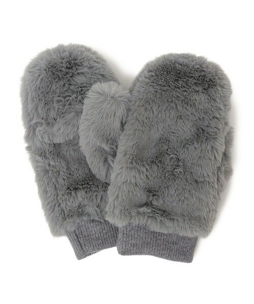 SHIPS / シップス 手袋 | フェイク ファー ミトン | 詳細2