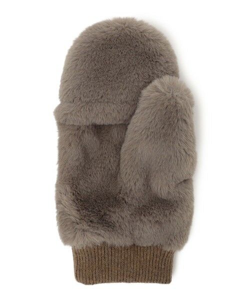 SHIPS / シップス 手袋 | フェイク ファー ミトン | 詳細10