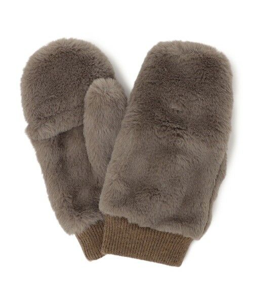 SHIPS / シップス 手袋 | フェイク ファー ミトン | 詳細8