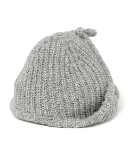 SHIPS / シップス ニットキャップ | perah: ブローチ 付 イヤー フラップ ラメ ニット キャップ | 詳細13