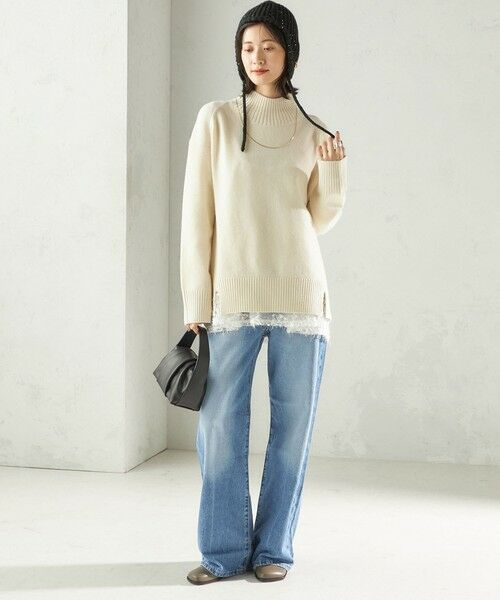 SHIPS / シップス ニットキャップ | perah: ブローチ 付 イヤー フラップ ラメ ニット キャップ | 詳細18