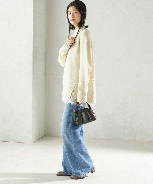 SHIPS / シップス ニットキャップ | perah: ブローチ 付 イヤー フラップ ラメ ニット キャップ | 詳細19