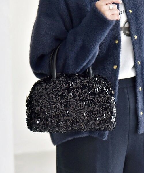 SHIPS / シップス ショルダーバッグ | quaranciel: 2way スパンコール スクエア ボストン ショルダーバッグ | 詳細2