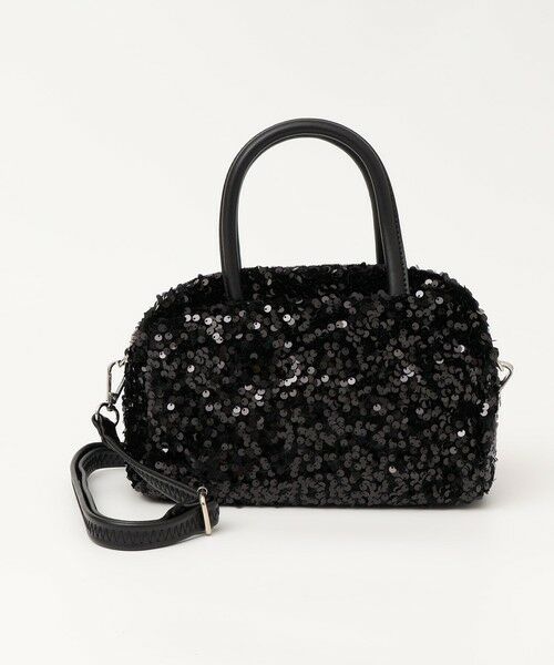 SHIPS / シップス ショルダーバッグ | quaranciel: 2way スパンコール スクエア ボストン ショルダーバッグ | 詳細9