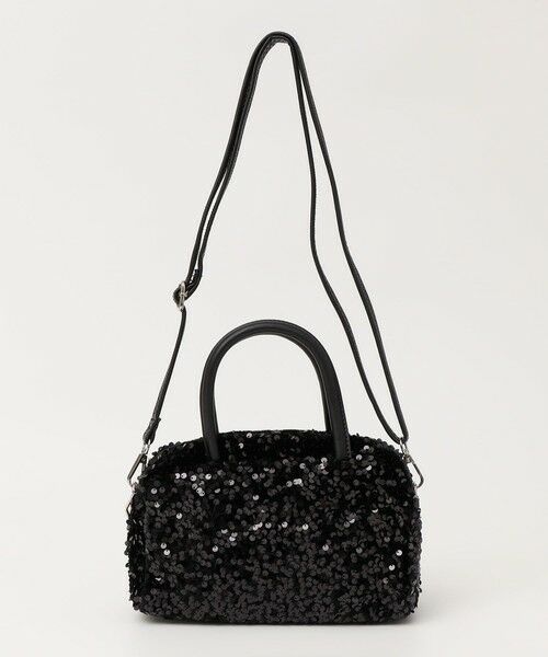 SHIPS / シップス ショルダーバッグ | quaranciel: 2way スパンコール スクエア ボストン ショルダーバッグ | 詳細15