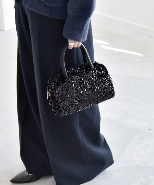 SHIPS / シップス ショルダーバッグ | quaranciel: 2way スパンコール スクエア ボストン ショルダーバッグ | 詳細4